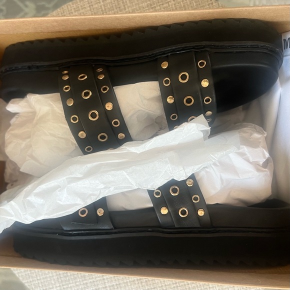 NWT Karen Millen USO Studded Mule Simone Leather Studded Strap Mule🔥 - Picture 10 of 13